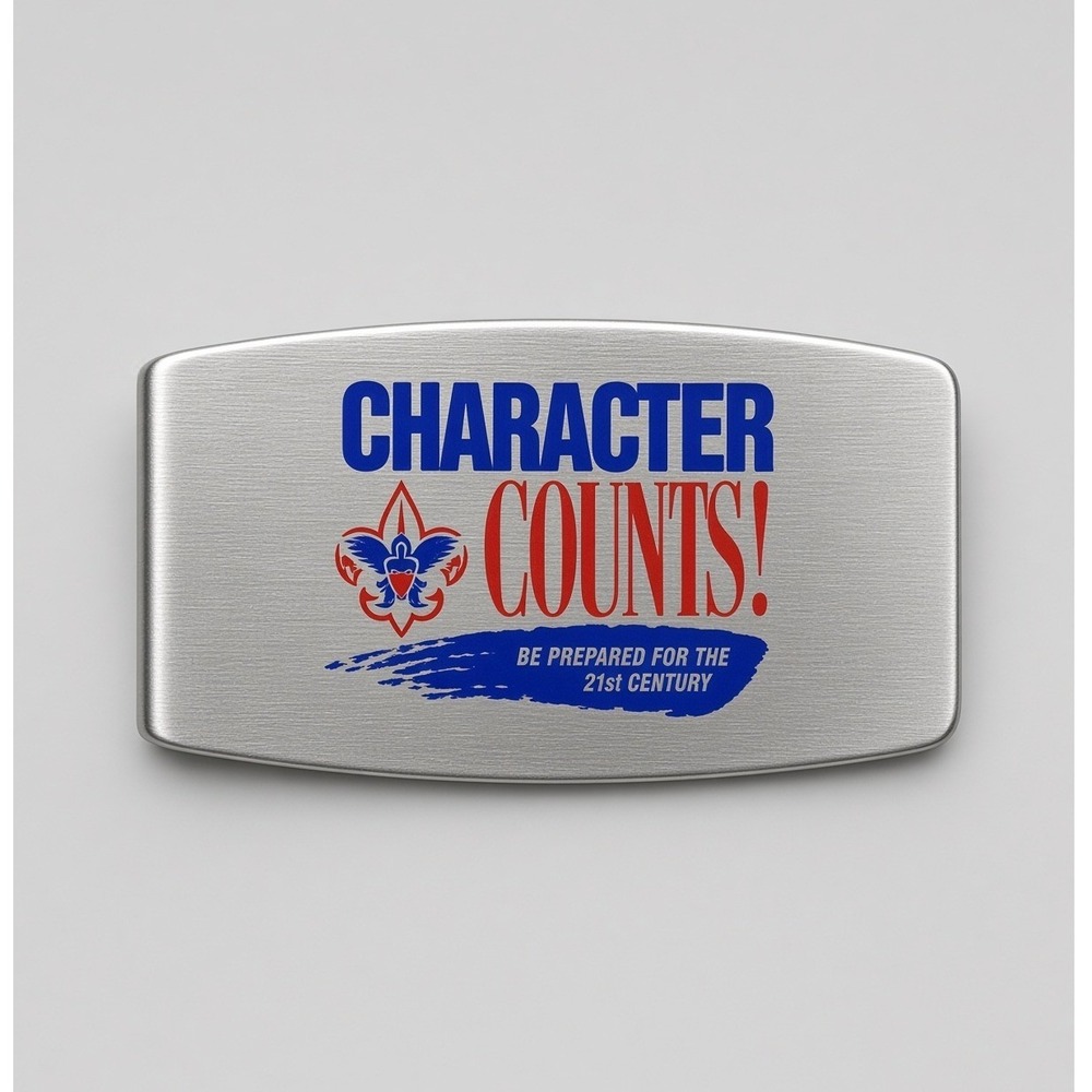 Boy Scouts Character Counts Money Clip Be Prepared 21st Century Metal 2"